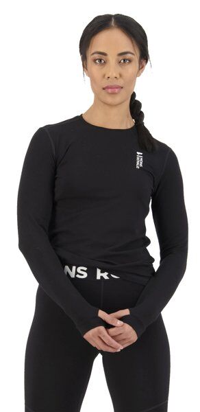 Mons Royale Cascade Merino Flex 200 - maglietta tecnica - donna Black XS