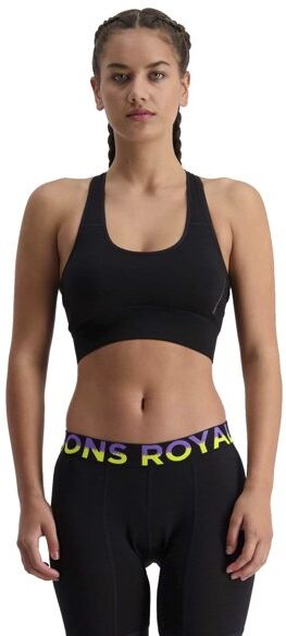 Mons Royale Stratos Shift - reggiseno sportivo medio sostegno - donna Black L