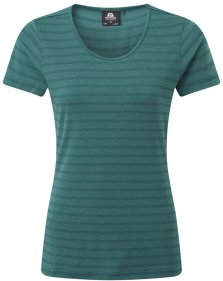 Mountain Equipment Groundup Stripe W - T-shirt - donna Green 10 UK