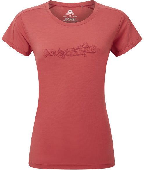 Mountain Equipment Headpoint Skyline W - T-shirt - donna Red 12