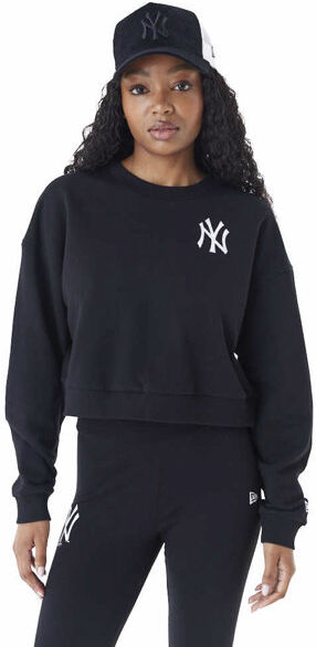 New Era Cap NY Le Crop Crew W - felpa - donna Black XS