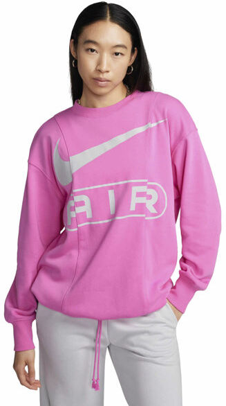 Nike Air W Over Oversized Flecce Crew - felpa - donna Pink S