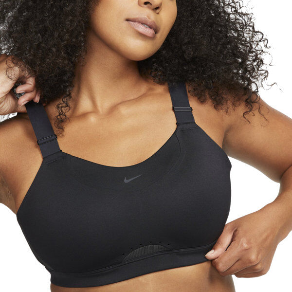 Nike Alpha Dri-FIT W - reggiseno sportivo alto sostegno - donna Black 32C