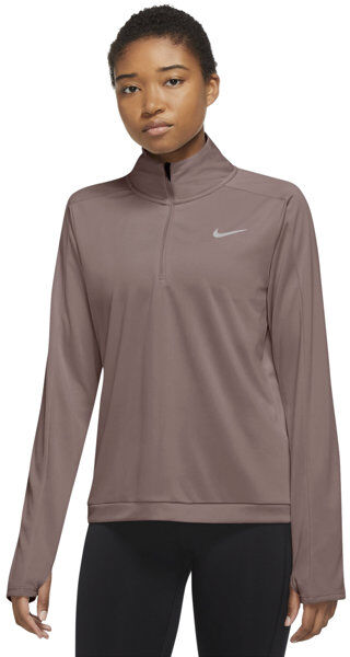 Nike Dri-FIT Pacer 1/4-Zip - felpa running - donna Brown S