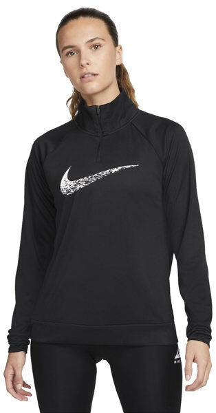 Nike Dri-FIT Swoosh Run - felpa running - donna Black S