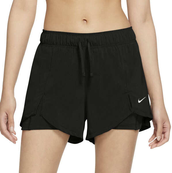 Nike Flex Essential 2-in-1 - pantaloni fitness corti - donna Black L