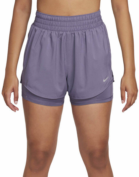 Nike One Dri-FIT High Waist W - pantaloni fitness - donna Purple S