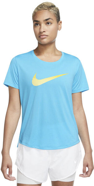 Nike One Dri-FIT Swoosh - maglia running - donna Light Blue XS