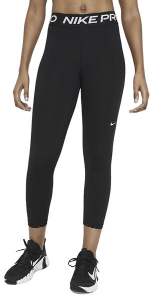 Nike Pro 365 W Crops - pantaloni fitness - donna Black L