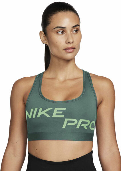 Nike Pro Swoosh W - reggiseno sportivo basso sostegno - donna Green L