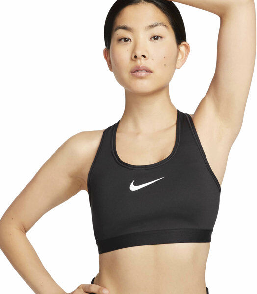 Nike Swoosh W - reggiseno sportivo alto sostegno - donna Black 34D
