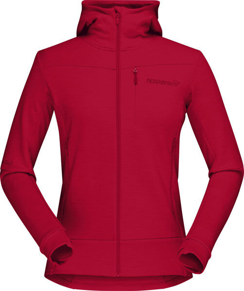 Norrona falketind warmwool2 - felpa in pile - donna Red S