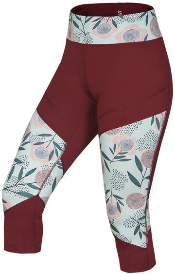 Ocun Rhea - pantaloni 3/4 arrampicata - donna Dark Red M