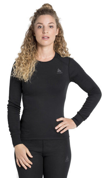 Odlo Active Warm Eco Baselayer - maglietta tecnica - donna Black M