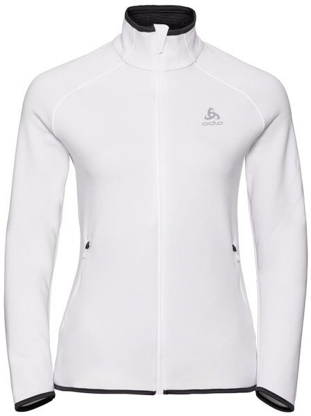 Odlo Carve Ceramiwarm Midlayer - felpa in pile - donna White XL