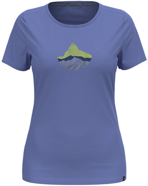 Odlo F-Dry Mountain Crew Neck S/S - T-shirt - donna Blue S