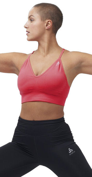 Odlo Padded Seamless Soft 2.0 - reggiseno sportivo basso sostegno - donna Pink S