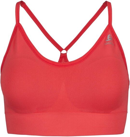 Odlo Sport Padded Seamless Soft W - reggiseno sportivo basso sostegno - donna Red S