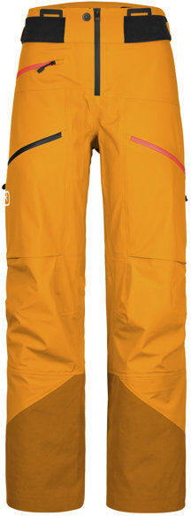 Ortovox 3L Deep Shell Pants - pantaloni scialpinismo - donna Orange L