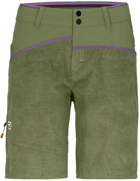 Ortovox Casale W - pantaloni corti arrampicata - donna Green/Violet XS