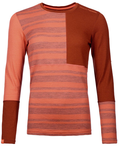 Ortovox Rock'n Wool W - maglietta tecnica a manica lunga - donna Orange S