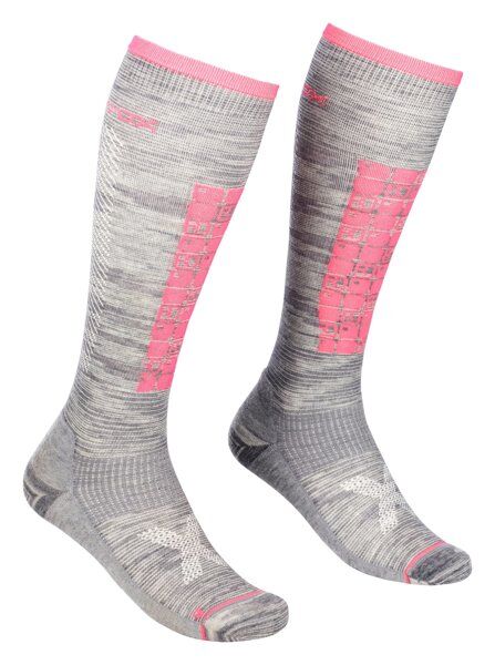 Ortovox Ski Compression W - calze da sci - donna Grey/Pink 42/44