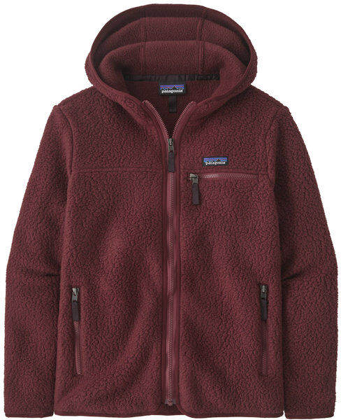 Patagonia Retro Pile Hoody - giacca in pile con cappuccio - donna Dark Red M