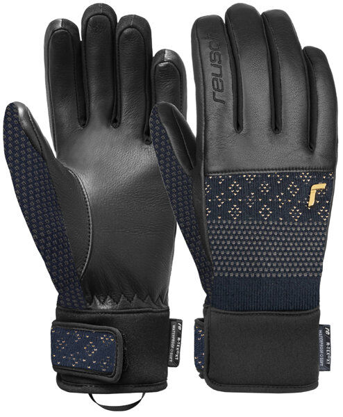 Reusch Petra Vlhova R-TEX XT - guanti da sci - donna Dark Blue/Yellow 8