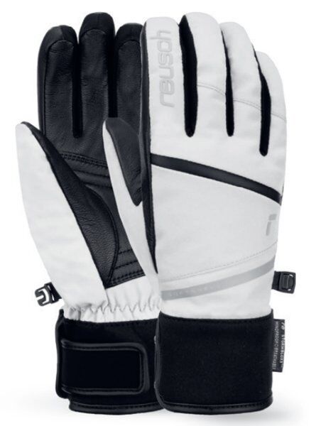 Reusch Tessa Stormbloxx - guanti da sci - donna White/Black 8