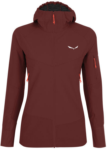 Salewa Agner DST W - giacca softshell - donna Dark Red/Red/White I46 D40
