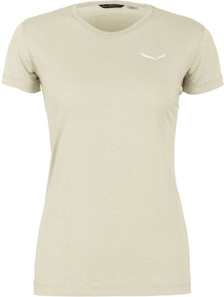 Salewa Alpine Hemp Logo - T-shirt - donna Beige/White I42 D36