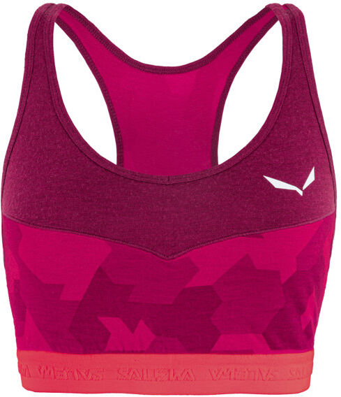 Salewa Cristallo Warm AMR - reggiseno sportivo basso sostegno - donna Pink I46 D40