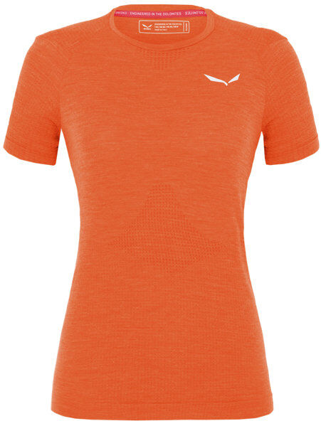 Salewa Pedroc AMR W Seamless - T-shirt - Donna Orange I42 D36