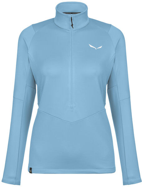 Salewa Puez PL 1/2 Zip W - felpa in pile - donna Light Blue/White I48 D42