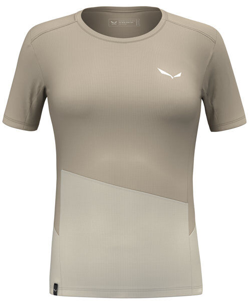 Salewa Puez Sport Dry W - T-shirt - donna Brown/Beige I42 D36
