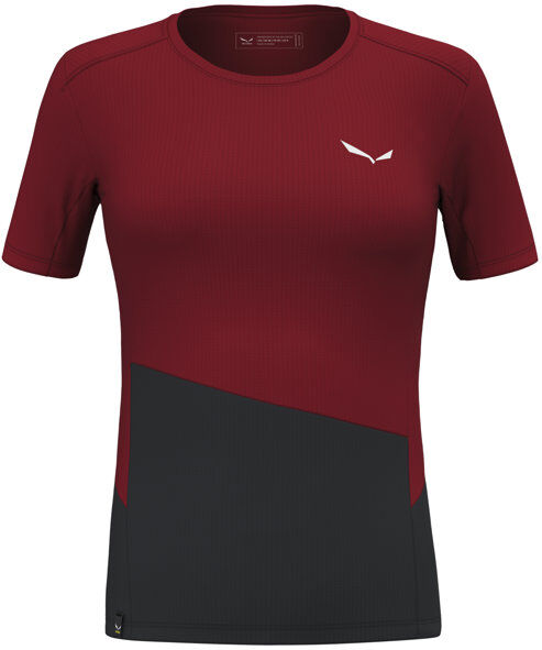 Salewa Puez Sport Dry W - T-shirt - donna Red/Black I40 D34