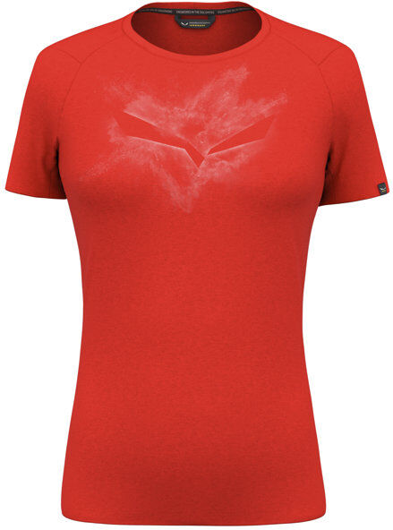 Salewa Pure Chalk Dry W - T-shirt - donna Red/White I38 D32