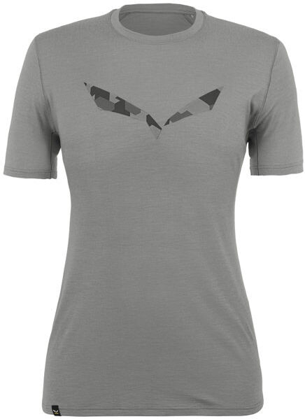 Salewa Pure Logo Amr W - T-shirt- donna Grey/Dark Grey I46 D40