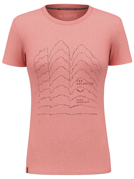 Salewa Pure Skyline Frame Dry W - T-shirt - donna Pink I46 D40