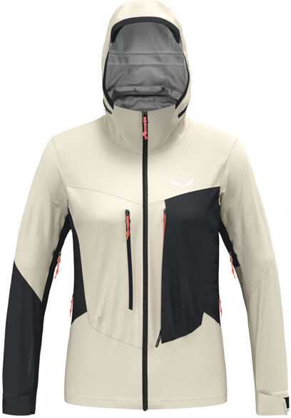 Salewa Sella 3L Ptx W - giacca hardshell - donna Beige/Black I42 D36