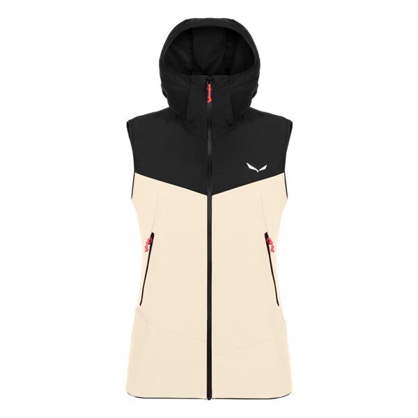 Salewa Sella DST W - gilet softshell - donna White/Black I42 D36