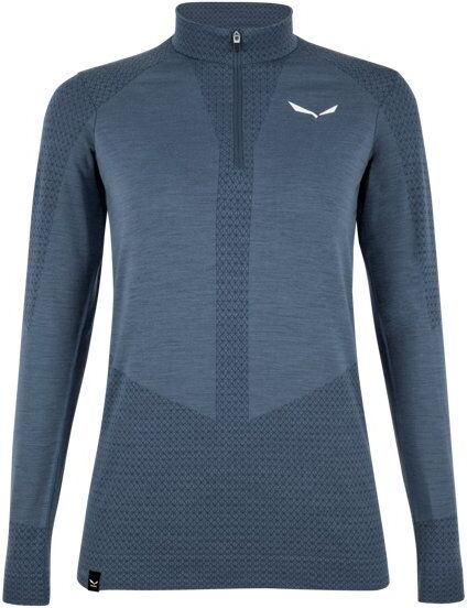 Salewa W Zebru Responsive 1/2 Zip - pullover con zip - donna Dark Blue I42 D36