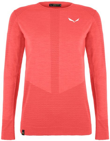 Salewa W Zebru Responsive L/S - maglia a maniche lunghe - donna Red I40 D34