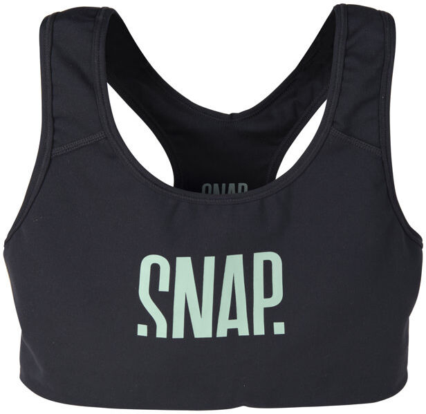 Snap Classic - reggiseno sportivo basso sostegno - donna Black/Light Green M