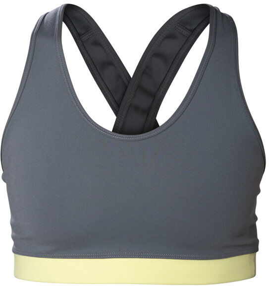 Snap Crossed - reggiseno sportivo basso sostegno - donna Black/Light Green L