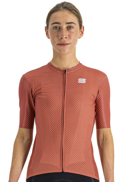 Sportful Checkmate W - maglia ciclismo - donna Red XL