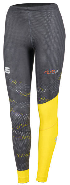 Sportful Doro Apex - pantalone sci di fondo - donna Grey/Yellow L