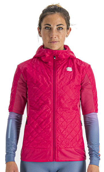 Sportful Rythmo Puffy - giacca sci da fondo - donna Red S