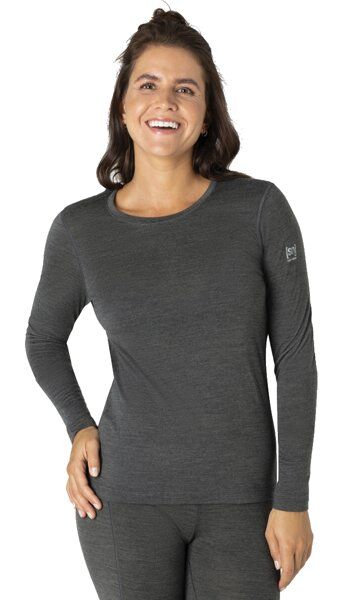 Super.Natural W Base LS 175 - maglietta tecnica a manica lunga - donna Dark Grey XL