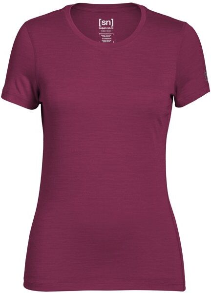 Super.Natural W Base Tee 175 - maglietta tecnica - donna Violet 2XL